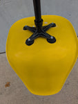 1977 Herman Miller Chair Fiberglass Yellow Mid Century Modern Eames Molded Shell