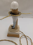 Replacement Base Legs Lady Lamp Ceramic Beaded Top Broken Sold AS-IS Victorian