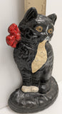 Cast Iron Cat Bookend Book End (Single)