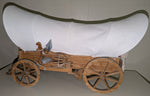 Covered Wagon Miniature Western Custom Handmade Wood Wooden Pioneer