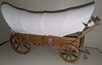 Covered Wagon Miniature Western Custom Handmade Wood Wooden Pioneer