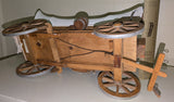 Covered Wagon Miniature Western Custom Handmade Wood Wooden Pioneer