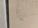 Signed The Pioneers of Israel Salvador Dali  Numbered Aliyah Lithograph Print Framed Art