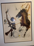 Signed The Pioneers of Israel Salvador Dali  Numbered Aliyah Lithograph Print Framed Art