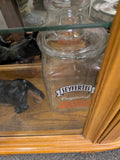 Seyfert's Original Butter Pretzel Clear Glass Jar 13" Tall