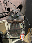 11.5" Cat Welcome Sculpture Outdoor Yard Metal Statue Figurine