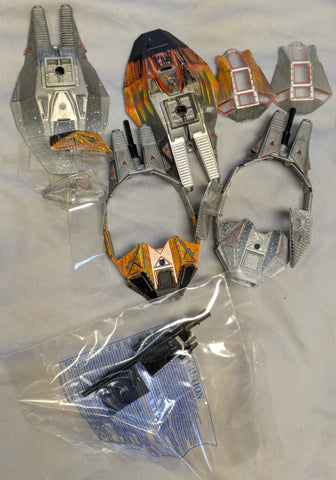 AS-IS 2 Halo Drop Pod Mega Bloks Construx ODST Arctic Sniper 96925 96863 Heavy Weapons MISSING PARTS Loose