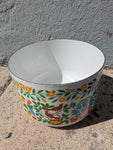 AS-IS Kobe Kitchen of Japan Amish Enamelware Bowl 4QT Planter Plant Pot