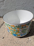 AS-IS Kobe Kitchen of Japan Amish Enamelware Bowl 4QT Planter Plant Pot
