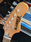 DA-3 / BK Slammer Hamer Electric Guitar Black Solid Body Working