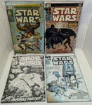 FADED (4) SET Tin Sign Star Wars Comic Book Cover Open Road 8.5X13 Falcon Chebacca AT Walker Vader