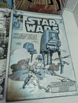 FADED (4) SET Tin Sign Star Wars Comic Book Cover Open Road 8.5X13 Falcon Chebacca AT Walker Vader