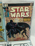 FADED (4) SET Tin Sign Star Wars Comic Book Cover Open Road 8.5X13 Falcon Chebacca AT Walker Vader