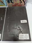 FADED (4) SET Tin Sign Star Wars Comic Book Cover Open Road 8.5X13 Falcon Chebacca AT Walker Vader