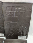 FADED (4) SET Tin Sign Star Wars Comic Book Cover Open Road 8.5X13 Falcon Chebacca AT Walker Vader