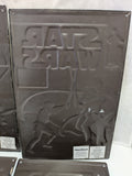 FADED (4) SET Tin Sign Star Wars Comic Book Cover Open Road 8.5X13 Falcon Chebacca AT Walker Vader