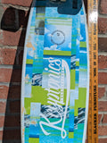 AS-IS 36" Kryptonics California Since 1965 Retro Plywood Skateboard Skate Board 62MM