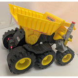 2008 Matchbox Rocky the Robot Truck Mattel Yellow Dump 6 Wheels Lights Sound Toy P4458