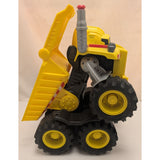 2008 Matchbox Rocky the Robot Truck Mattel Yellow Dump 6 Wheels Lights Sound Toy P4458