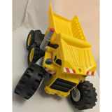 2008 Matchbox Rocky the Robot Truck Mattel Yellow Dump 6 Wheels Lights Sound Toy P4458