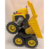 2008 Matchbox Rocky the Robot Truck Mattel Yellow Dump 6 Wheels Lights Sound Toy P4458