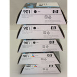 5 HP 901 Officejet Printer Ink Cartridge 3 Black 2 Tri-Color Expired Dec 2011 AS-IS NOS