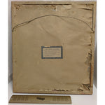 19X17" 1942 TERONE Victorian Women Framed Print BAP Lady Pastel Hand Colored Beautytone Ladies