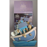 Precious Moments Noahs Ark 1991 ENESCO Wooden Action Music Box Musical 623105