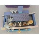 Precious Moments Noahs Ark 1991 ENESCO Wooden Action Music Box Musical 623105