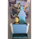 Precious Moments Noahs Ark 1991 ENESCO Wooden Action Music Box Musical 623105