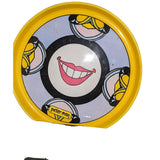 Peter Max Yellow Round Tin Tray Psychedelic Smile Pop Art Design Retro Home Decor