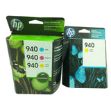 2 BLACK Cyan Magenta 2 Yellow 940 HP Ink Inkjet Printer Cartridge NOS Genuine EX