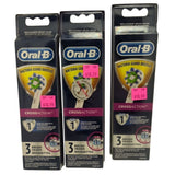LOT OF 9 Oral-B CrossAction Toothbrush Replacement Heads 3 Packs New Bacteria Guard Bristles