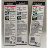 LOT OF 9 Oral-B CrossAction Toothbrush Replacement Heads 3 Packs New Bacteria Guard Bristles