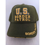 US Border Patrol Hat Cap Army Green Adjustable Strap Rapid Dominance Baseball