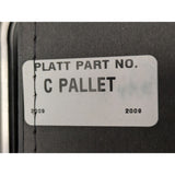 2009 Platt 600T-CB Tool Hard Case C Pallet Organizer Black Polyethylene Aluminum Luggage