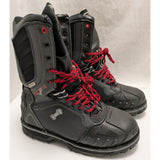 Motorfist Size 8 Mens Stomper 2.0 Event Snowmobile Boots Red Laces Tough Grip Winter Gear Leather