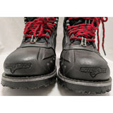 Motorfist Size 8 Mens Stomper 2.0 Event Snowmobile Boots Red Laces Tough Grip Winter Gear Leather