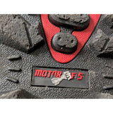 Motorfist Size 8 Mens Stomper 2.0 Event Snowmobile Boots Red Laces Tough Grip Winter Gear Leather