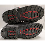 Motorfist Size 8 Mens Stomper 2.0 Event Snowmobile Boots Red Laces Tough Grip Winter Gear Leather