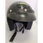 CKX Anyng VG-200 Black Motorcycle Helmet Large L Open Face