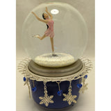 Kristi Yamaguchi 2002 Hallmark 1992 Winter Olympics Medalist Musical Snow Globe Ice Skating Skater Limited Edition