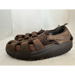 SZ US 9.5 Skechers Shape-ups Water Adjustable Sandals EUR 39.5 Brown