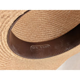 7.5 Bailey U-Rollit Straw New West Western Cowboy Hat Braided Accent Vintage 70s