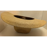 7.5 Bailey U-Rollit Straw New West Western Cowboy Hat Braided Accent Vintage 70s