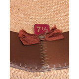 7.5 Bailey U-Rollit Straw New West Western Cowboy Hat Braided Accent Vintage 70s