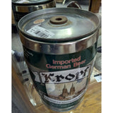 9.5" Krope German 1.3 Gallon Imported German Beer Can Mini Keg Since 1859 EMPTY