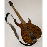 Peavey Millennium BXP 4-String Bass Guitar TKL Bag Tiger Eye Quilted Maple-Woodgrain