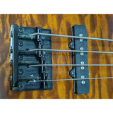 Peavey Millennium BXP 4-String Bass Guitar TKL Bag Tiger Eye Quilted Maple-Woodgrain