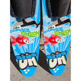 48" HO Skis Hotshot Trainers Kids Youth Water Skis Blue & Red Waterski
